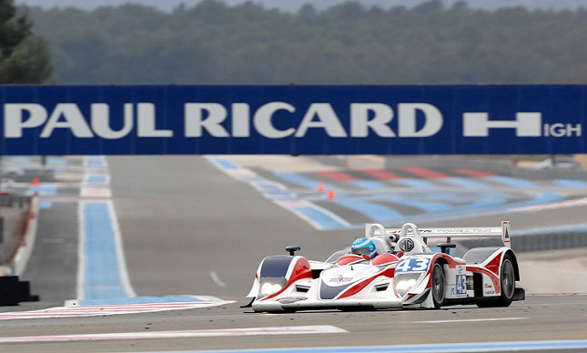 Team RLR at Paul Ricard test, March 2011